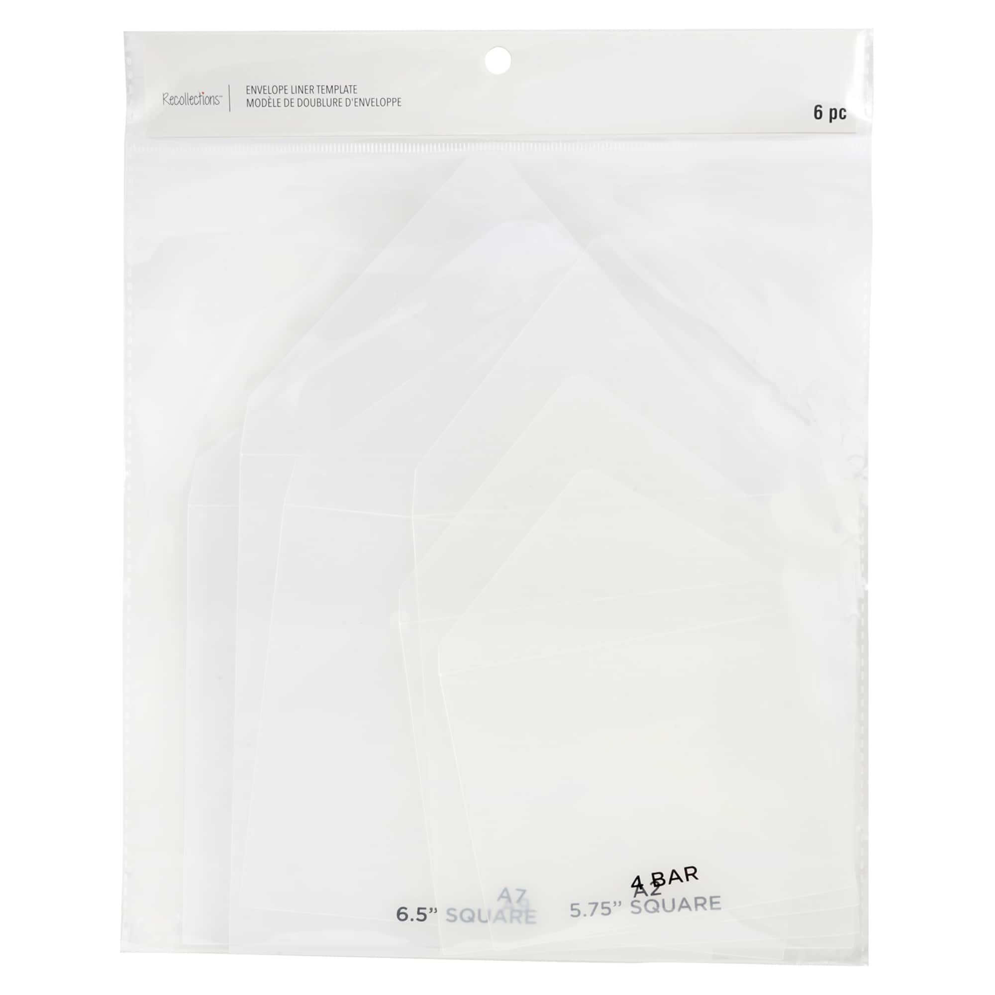Envelope Liner Templates by Recollections™, 6ct.